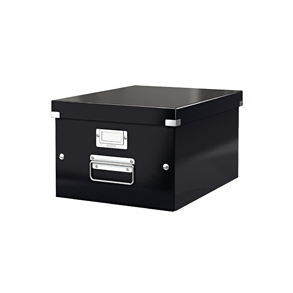 Opbevaringskasser - Leitz Click & Store box Medium Sort 1 stk
