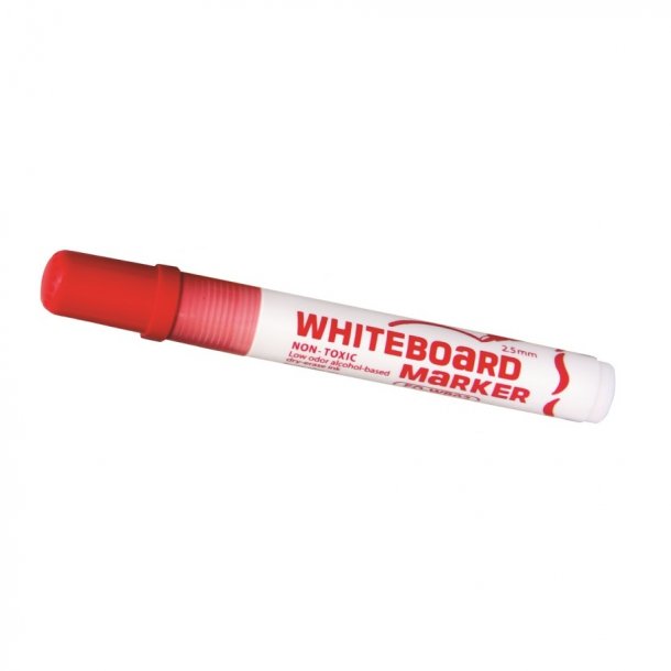 Whiteboard marker rd - 12 stk
