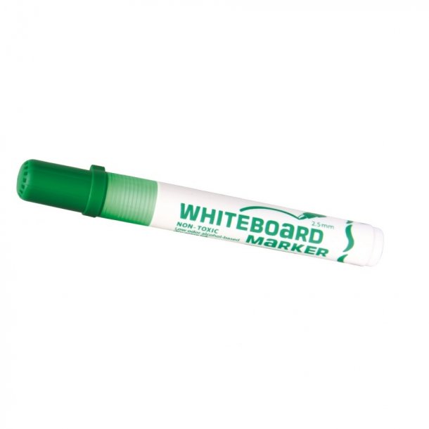 Whiteboard marker grn - 12 stk