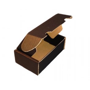 Sorte postsker - 170 x 110 x 30 mm - 25 stk