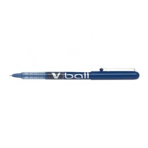 Ballpen Pilot V ball sort, 0,5 - 12 stk