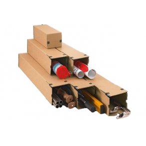 Firkantede paprr 510 x 105 x 105  - 10 stk