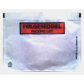 Flgeseddelslommer 160 x 120 mm 1000 stk