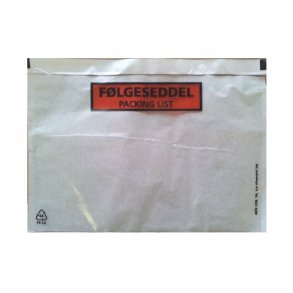 Flgeseddelslommer 220 x 160 mm, 1000 stk.