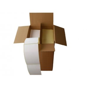 Fragtetiketter - Thermo hvid falset 4000 stk