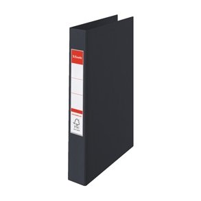 Esselte Vivida ringbinder PP A4 2RR/25mm Black - FSC 10 stk