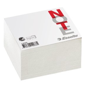 Esselte Pad-cube 10x10cm 500 sheets white 12 stk