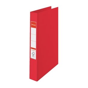 Esselte Vivida ringbinder PP A4 2RR/25mm Red - FSC 10 stk