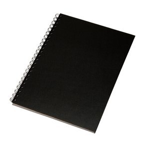 Esselte Memo notepad Art A4 wire-o ruled Black 5 stk