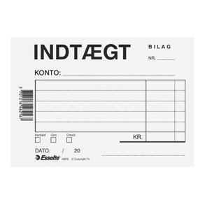 Voucher income A6 Red 10 stk