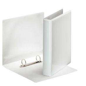 Esselte panoramabinder A5 2DR/25mm w/2 pock White 12 stk