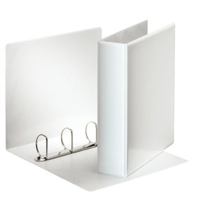 Panoramabinder - Esselte A4 4DR/50mm m/2 lom. hvid -10 stk