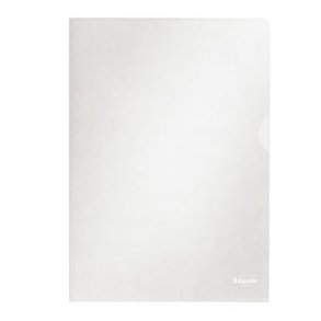 Esselte folder Standard clear textured 105my A5 100 stk