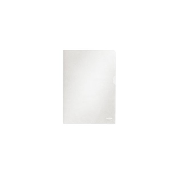 Esselte folder Standard clear textured 105my A5 100 stk