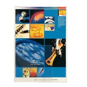 Esselte folder Premium clear textured 160my A4 100 stk