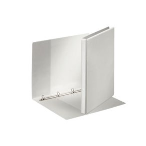 Esselte panoramabinder A4+ 4RR/16mm w/3 pock. White 10 stk