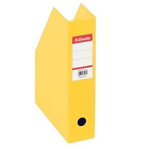 Tidsskriftsamlere - Esselte PVC A4 70mm spine gul 10 stk