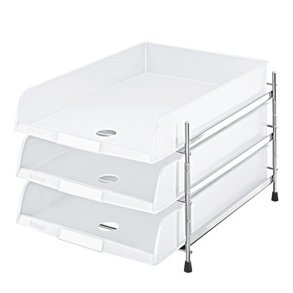 Brevbakker - stativ C4-3 Hvid trays 1 stk