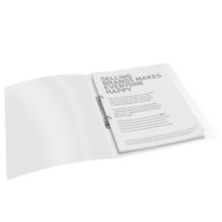 Esselte ringbinder Vivida PP 2RR/16 White 10 stk