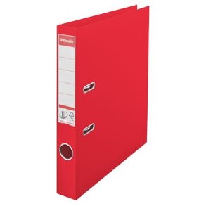 Esselte binder LAF No1 Vivida PP A4/50 Red - FSC 10 stk