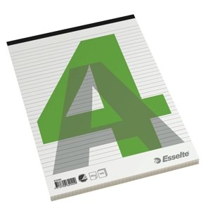 Esselte stitched pad A4 60g/100 sheets ruled 10 stk