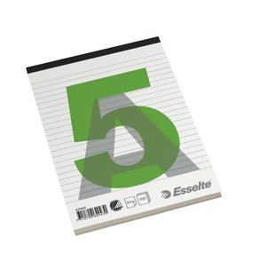 Esselte stitched pad A5 60g/100 sheets ruled 10 stk
