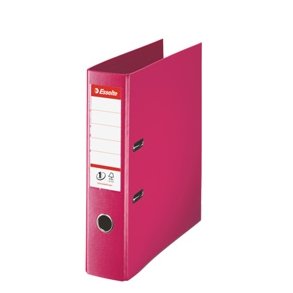 Esselte binder LAF No1 Power PP A4/75mm Fuchsia - FSC 10 stk