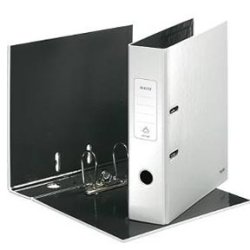 Leitz WOW LAF binder 180 POB A4/80mm Pearl White 10 stk