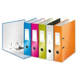 Leitz WOW LAF binder 180 POB A4/80mm Pearl White 10 stk