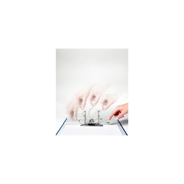 Leitz WOW LAF binder 180 POB A4/80mm Pearl White 10 stk