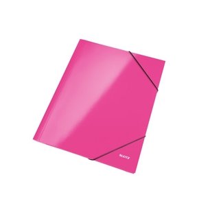 Leitz WOW 3-flap folder A4 Pink 10 stk