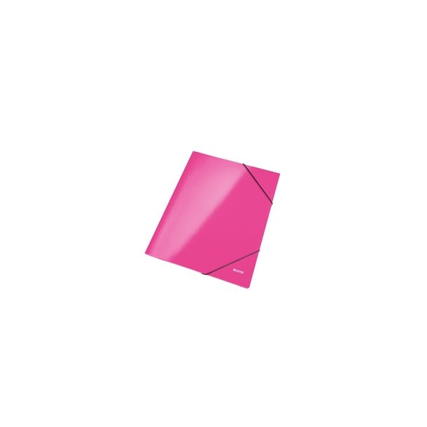 Leitz WOW 3-flap folder A4 Pink 10 stk