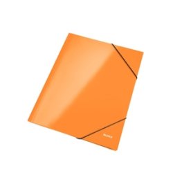 Leitz WOW 3-flap folder A4 Orange 10 stk