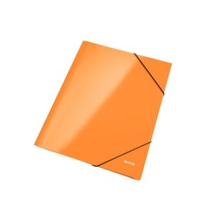 Leitz WOW 3-flap folder A4 Orange 10 stk