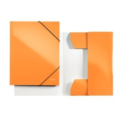 Leitz WOW 3-flap folder A4 Orange 10 stk