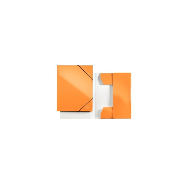 Leitz WOW 3-flap folder A4 Orange 10 stk