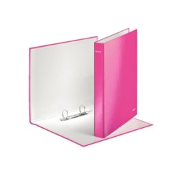 Leitz WOW ringbinder A4+ 2DR/25mm Pink 10 stk