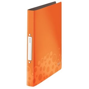 Leitz Bebop ringbinder PP 2RR 25mm Orange 10 stk