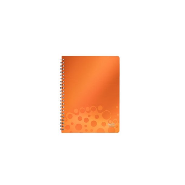 Leitz Bebop notepad A4 Ruled 80sh w/hole Orange 6 stk