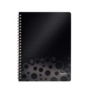Leitz Bebop notepad A4 Ruled 80sh w/hole Black 6 stk