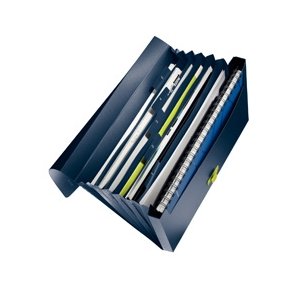 Leitz project file recycle PP Dark Blue 5 stk
