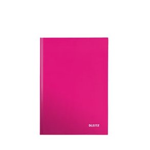 Notesbog - Leitz A5 Ruled 90g/80sh Pink 6 stk