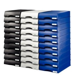 Brevbakker - Leitz Plus skuffe unit Gr 4 stk
