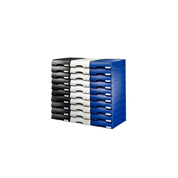 Brevbakker - Leitz Plus skuffe unit Gr 4 stk
