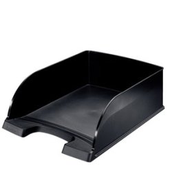 Brevbakker - Leitz Plus jumbo Sort 4 stk