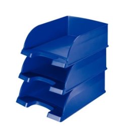 Brevbakker - Leitz Plus jumbo Sort 4 stk