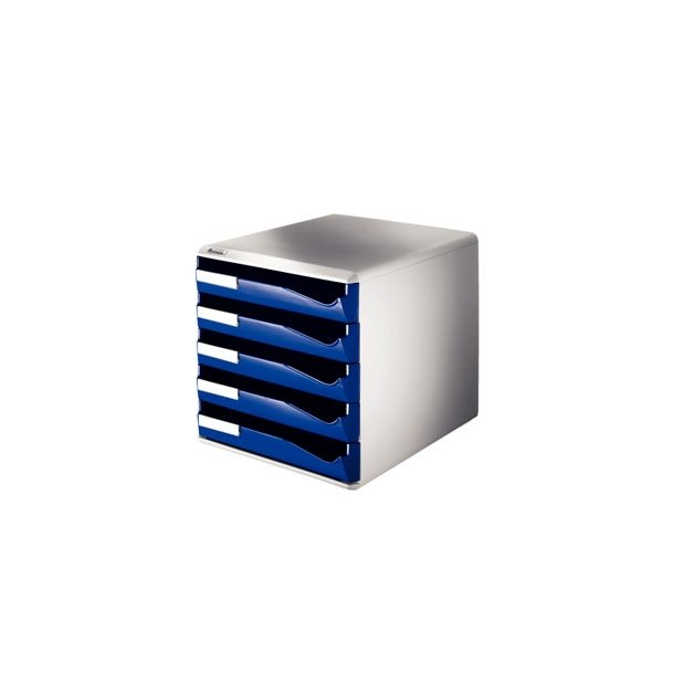 Leitz Post-set 5 drawers A4 Blue 1 stk
