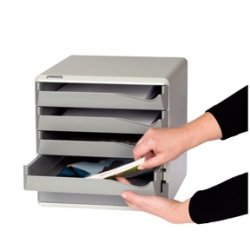 Leitz Post-set 5 drawers A4 Blue 1 stk