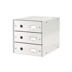 Leitz Click &amp; Store drawer unit 3 drawer White