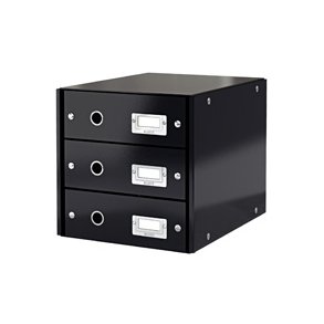 Leitz Click & Store drawer unit 3 drawer Black - 1 stk